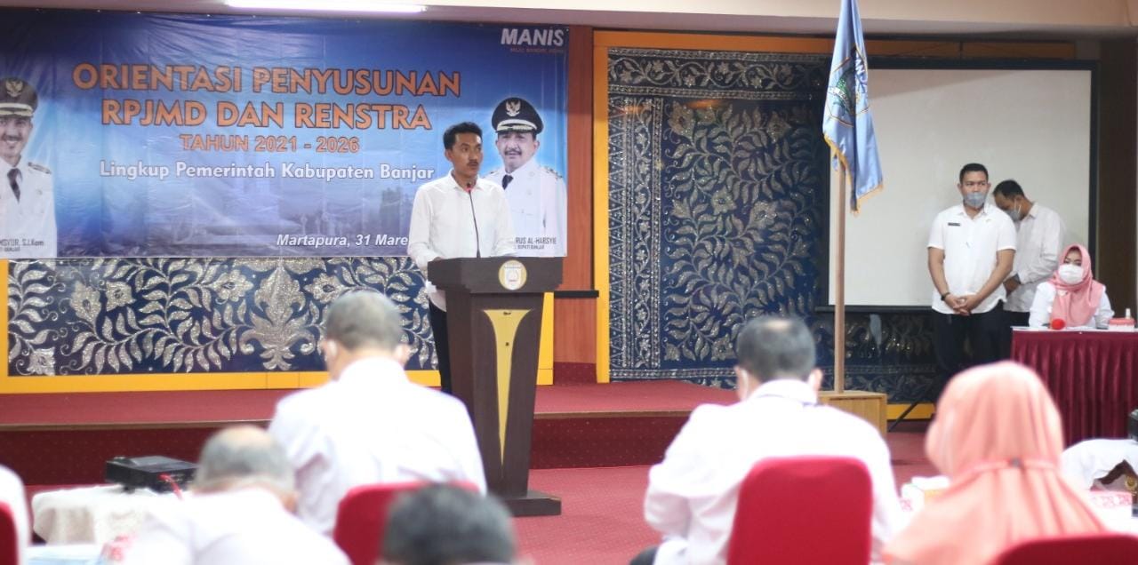 Bupati Banjar Saidi Mansyur mengatakan penyusunan RPJMD kali ini bertujuan untuk mewujudkan visi misinya yakni Kabupaten Banjar yang Maju Mandiri dan Agamis