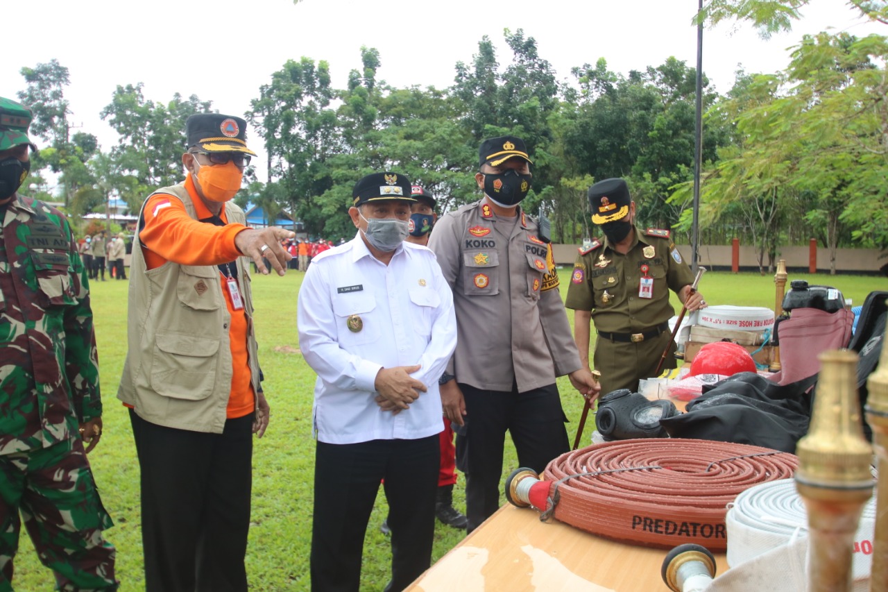 Wakil Bupati Banjar Said Idrus tinjau kesiapan jajarannya dalam menanggulangi Karhutla