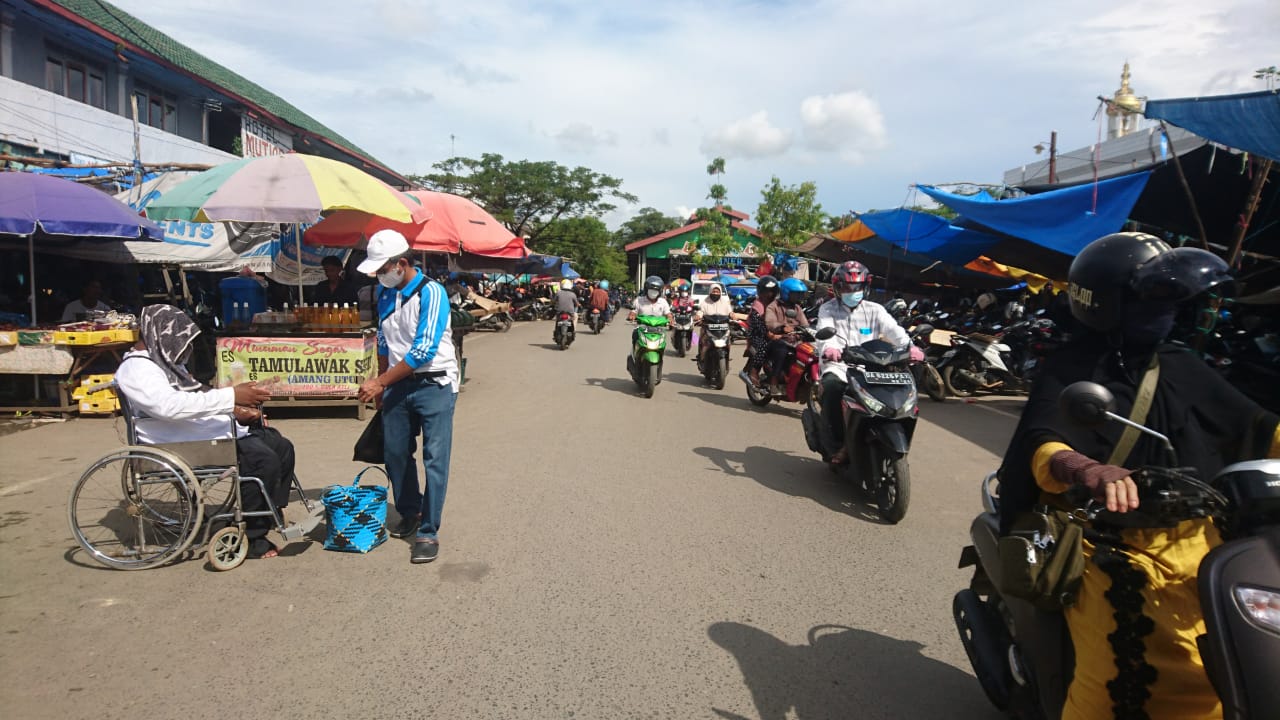 Rentan terjadi aksi kriminalitas di Pasar Martapura yang biasanya padat pengunjung saat menjelang lebaran
