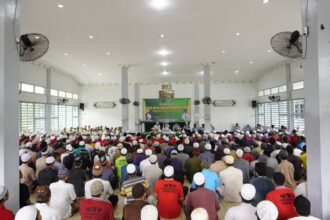 Kegiatan Isra Mi'raj Nabi Muhammad SAW di Lapas Narkotika Karang Intan. (Foto : Lapas Narkotika Karang Intan)
