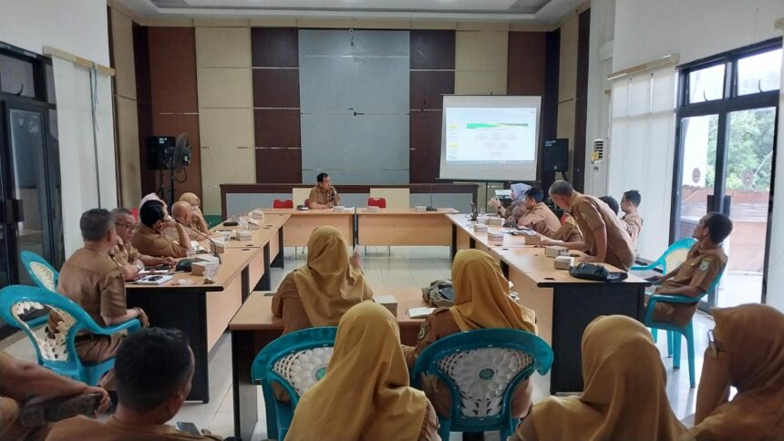 Siapkan Kedatangan Tim Setmil Kepresidenan DKP3 Kabupaten Balangan Adakan Rapat Persiapan