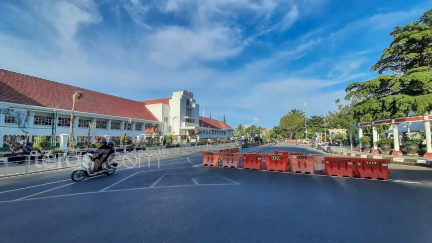 Suasana di sekitaran Balai Kota Banjarbaru. (Foto: ariandi)