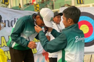 Cabang Olahraga Panahan Kabupaten Balangan membawa pulang satu medali emas pertama bagi kabupaten Balangan pada Pekan Olahraga Pelajar Daerah Popda Kalsel tahun 2023 di Kota Banjarmasin