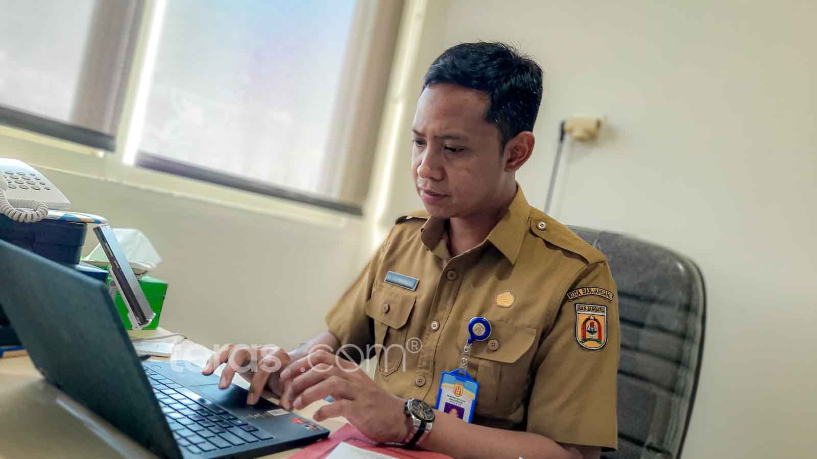 Kabid Bina Marga Dinas PUPR Kota Banjarbaru, Adi Maulana. (Foto: Ariandi)