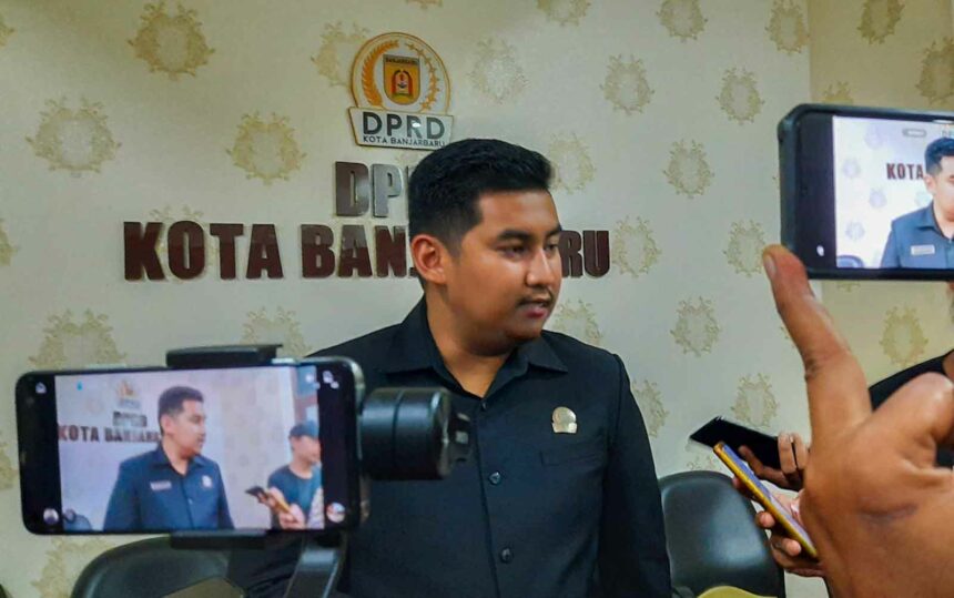 Ketua DPRD Kota Banjarbaru, Fadliansyah Akbar. Sabtu (25/06/2023). (Foto: ariandi)