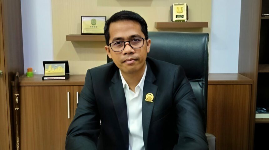 Anggota Komisi II DPRD Kabupaten Banjar, Ahmad Syarwani. Rabu (07/06/2023). (Foto : Heru)
