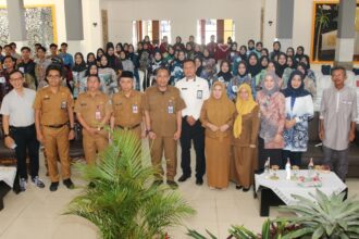 Peserta dan para tamu undangan audi si Nanang Galuh Islami 2023 Kabupaten Banjar. Senin (12/06/2023) (Foto : Diskominfo Banjar)