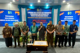Pemerintah Kabupaten Balangan Kalimantan Selatan saat melaksanakan launching Desa Bersinar