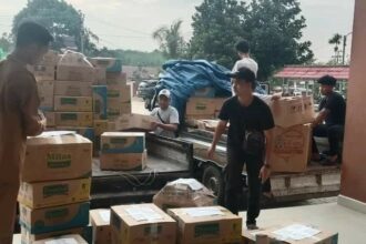 Bantuan yang dikirim oleh Universitas POLANKA untuk penanganan stunting di Kecamatan Juai Kabupaten Balangan 1