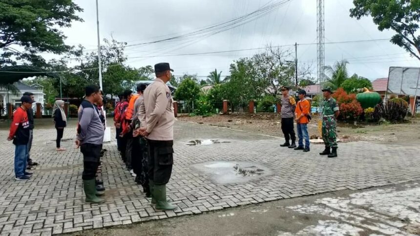apel gabungan penanggulangan bencana banjir Kecamatan Juai